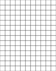 Squared manuscript. Japanese seamless handwriting paper for hieroglyph- genko yoshi. vector
