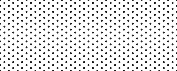 polka dot seamless pattern background. black and white dot texture. vector illustration - obrazy, fototapety, plakaty