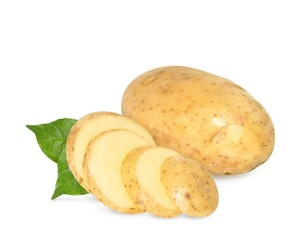 potato isolated on white background