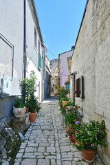 Fototapeta na wymiar The Molise village of Gualdialfiera, Italy.
