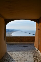 Obraz premium The village of Termoli in Molise, Italy.