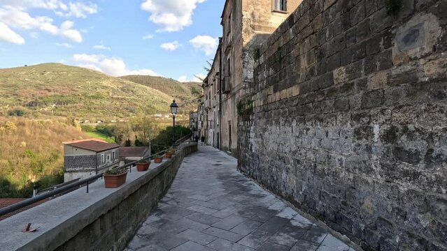 The Campanian village of Sant'Agata de Goti, Italy.