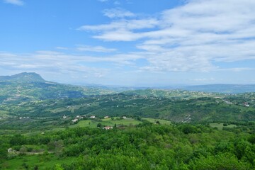 The village of Nusco in Campania, Italy.
