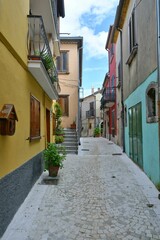 Fototapeta na wymiar The village of Nusco in Campania, Italy.