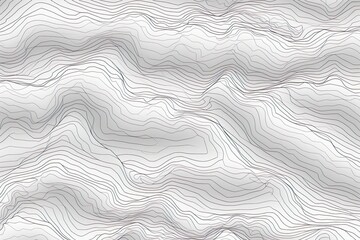 The black on white contours vector topography