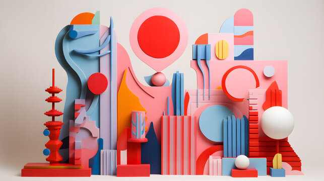 Colorful hyperlocal Art and Design Combos