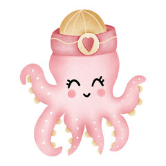 octopus with a heart