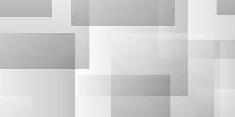 Abstract white background with squares. Abstract minimal geometric white and gray light background design. white transparent material in triangle diamond and squares shapes in random geometric pattern