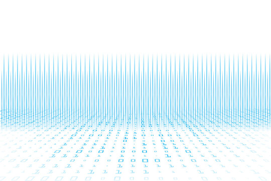 coding security and futuristic protection technology abstract. binary code on digital lines background.