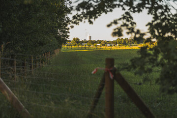 Ein Blick aud sen Schatten auf die Landschaft. © remo_welt