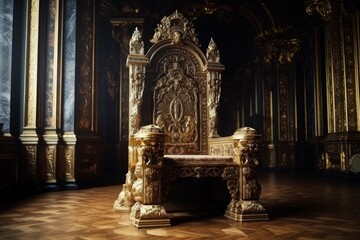 Majestic fantasy throne cinematic. Generate Ai