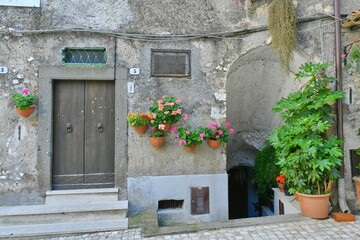 Fototapeta na wymiar The historic village of Artena, Italy.