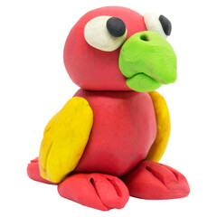 Handmade plasticine cute Bird 