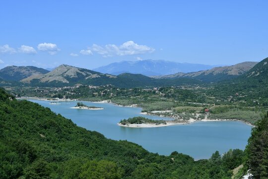 Landscape of Campania region, Italy.