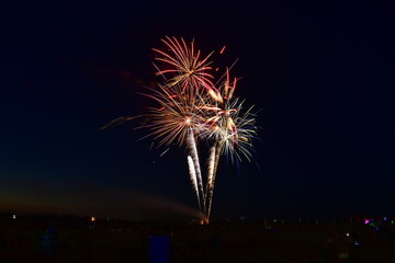 Indianola, Iowa, , USA - July 29, 2023: National Balloon Classic Hot Air Balloon Festival