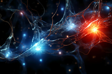 Neuron like laniakea. AI generative