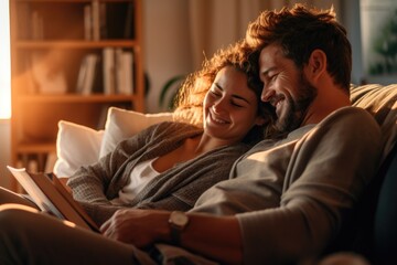 Illustration of diverse ethnic modern couples - Different ages - Created with generative ai 