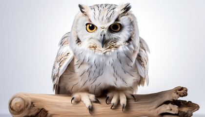 great owl, white owl, snow owl, owl