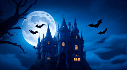 Halloween haunted house