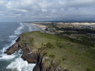 Guarita Beach in Torres Rio Grande do Sul. North coast of Rio Grande do Sul.