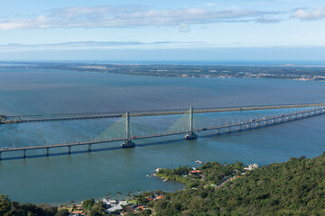 Anita Garibaldi Bridge in Laguna Santa Catarina Brazil.