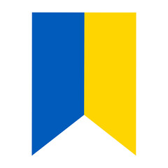 Fototapeta premium Flag of Ukraine illustration