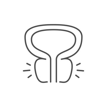 Prostate inflammation line outline icon