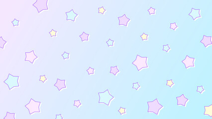 レトロかわいいお星様グラデーション壁紙⭐︎