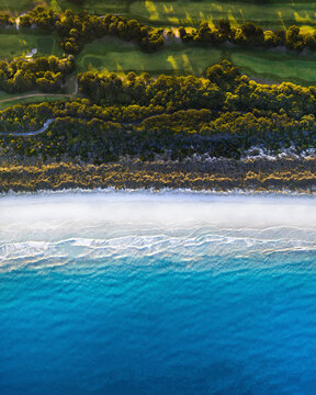 Aerial view of Middleton Beach, Albany, Western Australia, Australia.