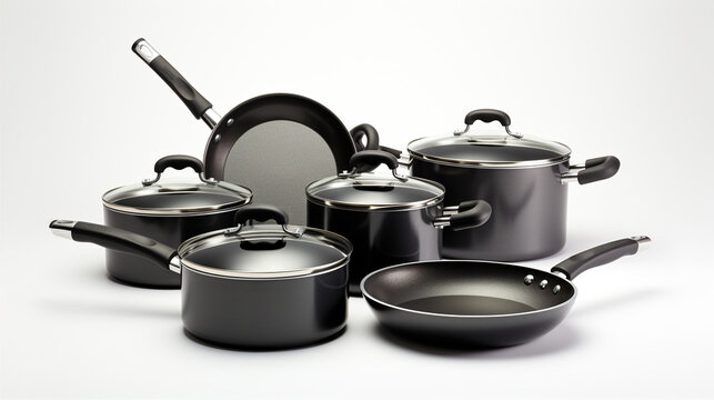 non-stick cookware set, showcasing its sleek design and superior cooking performance.