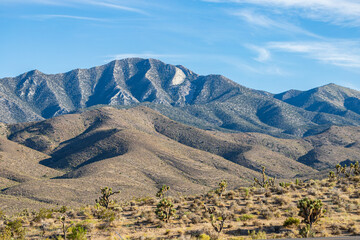 landscape with mountains and sky