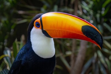 Toucan on blurred background © Micsmt/Wirestock Creators