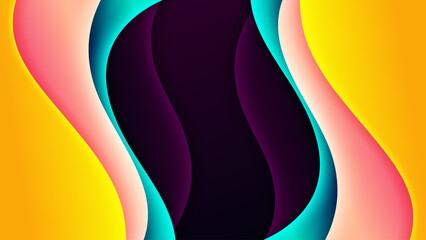 Abstract background soft gradient color and dynamic shadow on background .Vector background for wallpaper. Eps 10