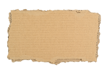 Cartón marrón de embalaje recortado