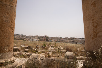 Fototapeta premium The ruins of Jerash in Jordan, Middle East.