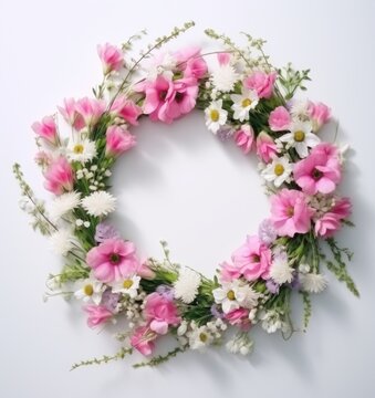 Beautiful floral wreath