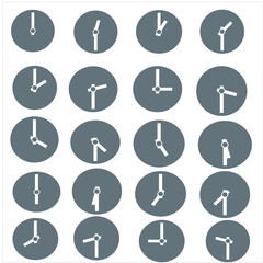 set of icons for web design