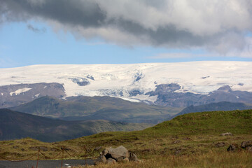 Mýrdalsjökull is a plateau glacier in southern Iceland. It covers the caldera of Katla volcano