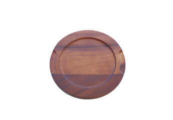 wooden chopping board white background