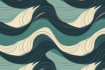 abstract background with waves
