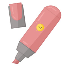 Cute pink highlighter