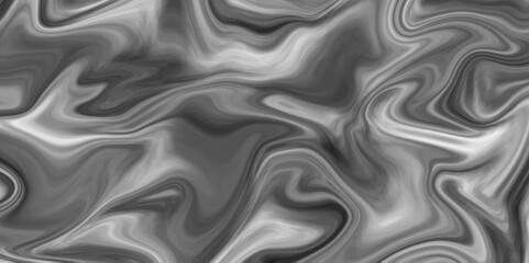 Abstract silver marble texture. Abstract black, gray marble background. Fancy liquify. Silver liquid texture. Silver metallic surface. Beautiful drawing with the divorces and wavy lines in gray tones.