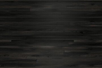 black or dark wood texture / wooden floor background
