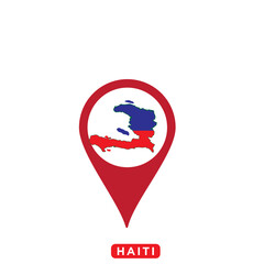 Map icon flag icon vector flat style