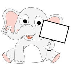 cute elephant animal cartoon