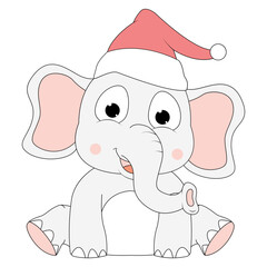 cute elephant animal cartoon