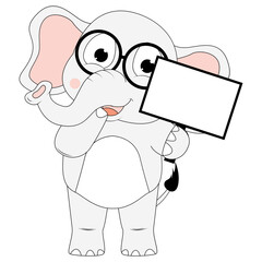 cute elephant animal cartoon