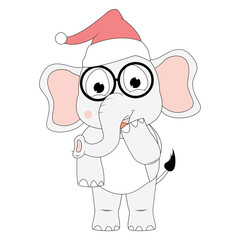 cute elephant animal cartoon