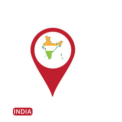 Map icon flag icon vector flat style