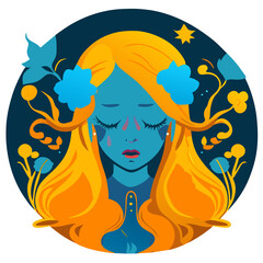 Blue Sad Girl